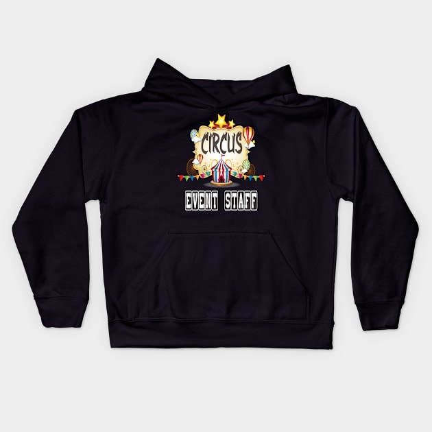 circus staff t-shirt Kids Hoodie by Darwish